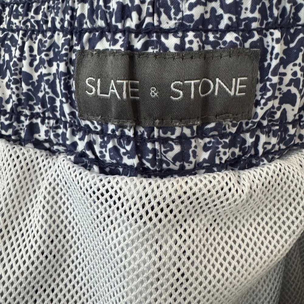 Slate & Stone Blue Swim Trunks